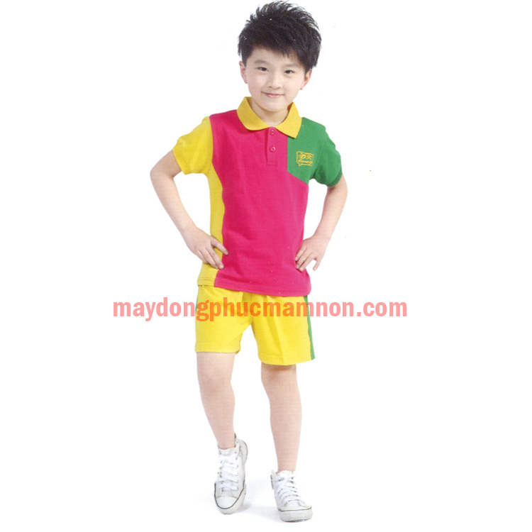 May đồng phục mầm non bé trai | may dong phuc mam non be trai